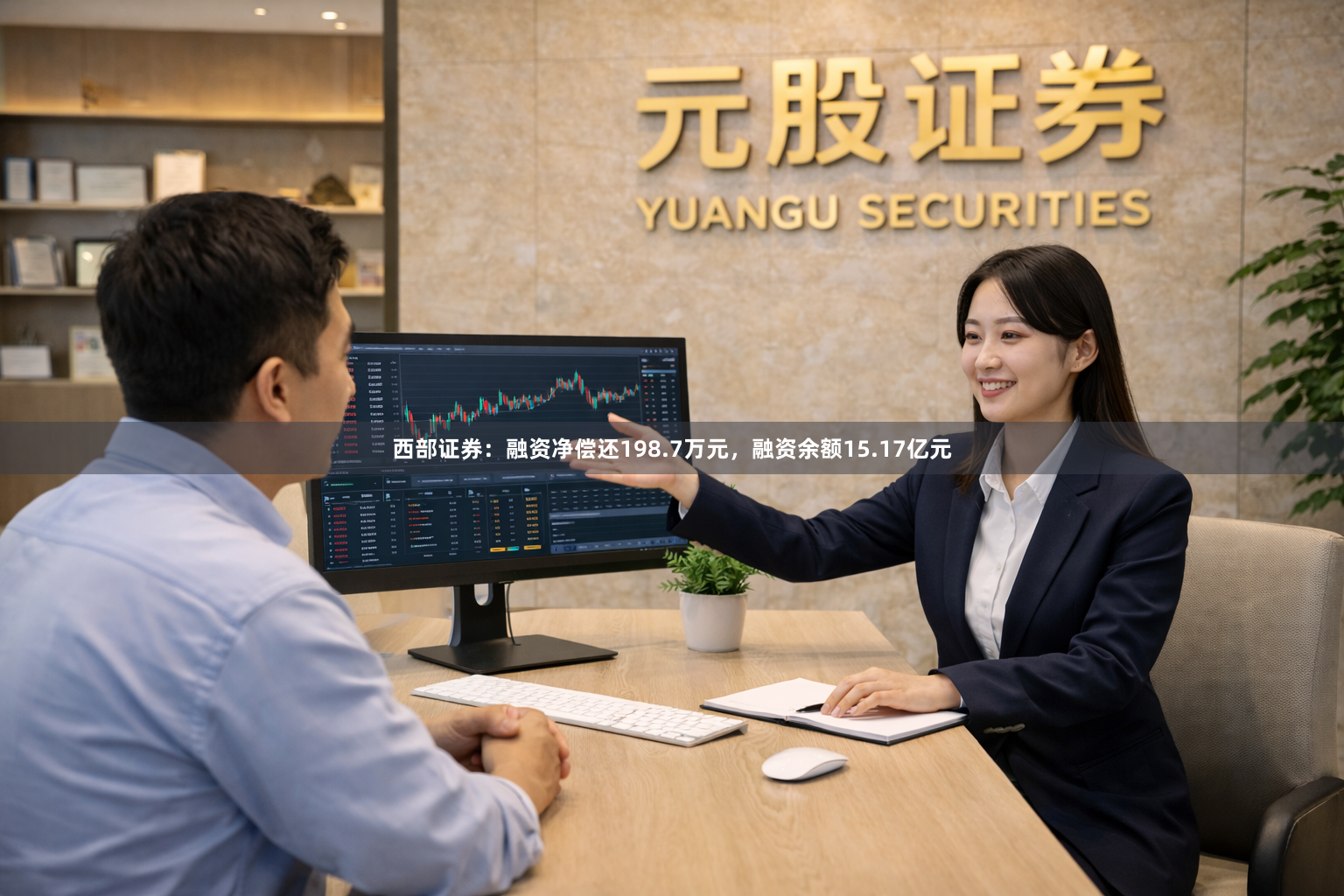 西部证券：融资净偿还198.7万元，融资余额15.17亿元